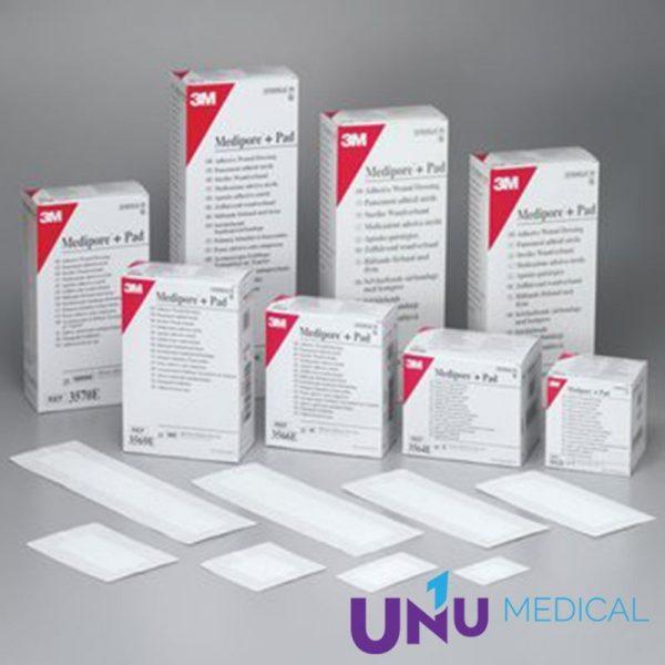 Pansament textil cu pad 3M Medipore + Pad 3569E